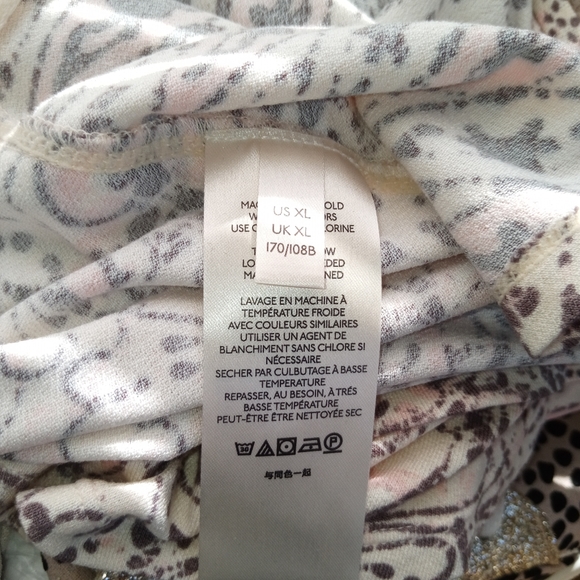 FREE PEOPLE Madagascar print sleeveless halterneck top size XL - Picture 5 of 8